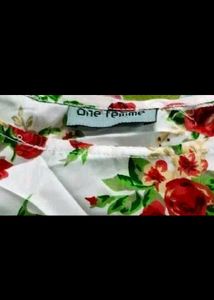 Floral Print Top with Bell Sleeves