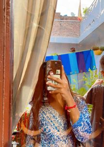 Elegant Printed Kurta pant chuni set