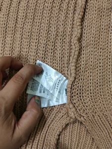 Ribbed Turtle Neck Pullover