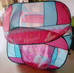Unicorn Foldable Tent With Basketball 🏀.....