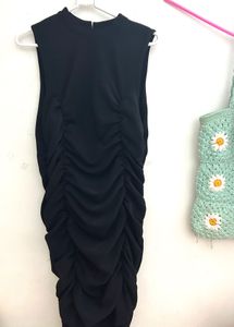 Tokyo Talkies Black Bodycon Dress | Size Xl