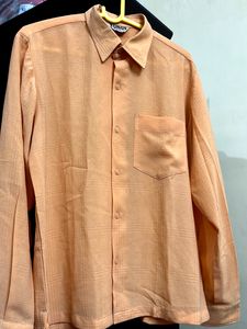 Party Wear Georgette Coat Shirt For Men