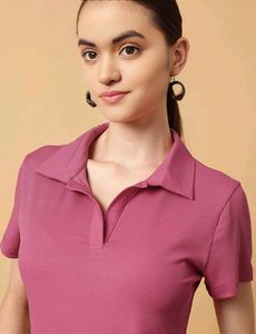 Pink polo T-shirt🌷