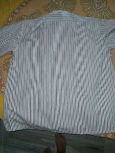 Striped Button-Down Shirt