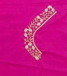 Embroidered Green Blouse piece