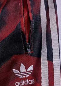 Red Camo Print Pants