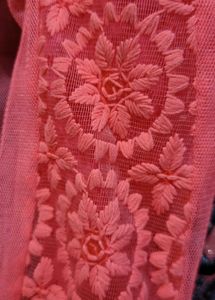 Embroidered Net Anarkali Churidar Kurta