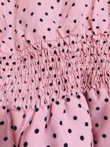 Polka Dot Pink Top: dress
