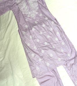 Brand New Chikankari Kurta Pant Set.