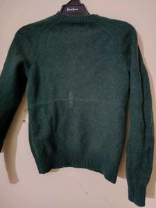 Green Wool Blend Sweater