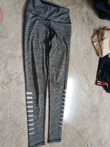 Gray Active Leggings