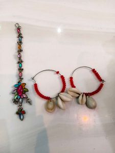 Mangtika, earrings