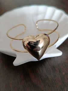 Anti Turnish Golden Colour Heart Bracelet