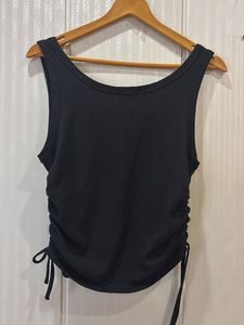Black Tank Top Freesize
