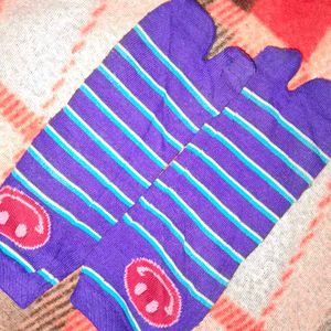 Toe Socks with Stripes