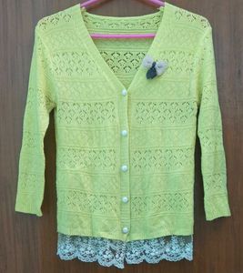 Crotchet Yellow Top