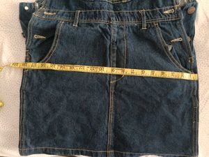 Denim Blue Dungaree/Skirt Bottom