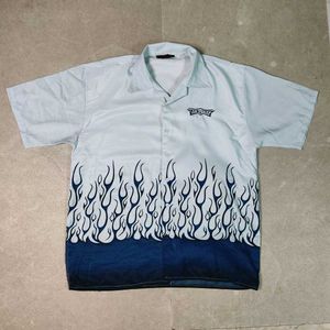 Las Vegas Flame Print Shirt