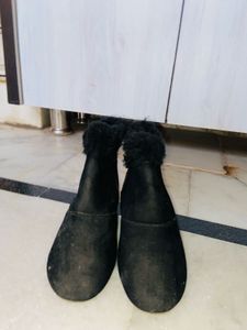 Black Suede Ankle Boots