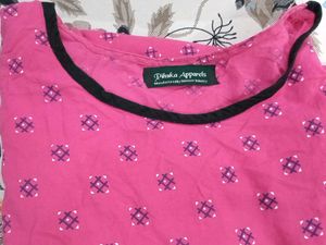 Pink Printed Dress
