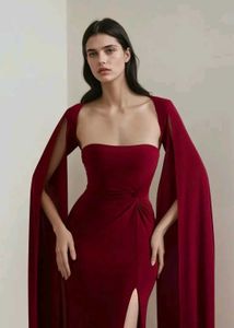 Elegant Red Maxi Dress