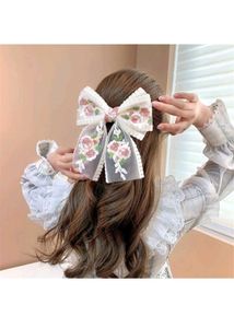 Floral Lace Hair Bow