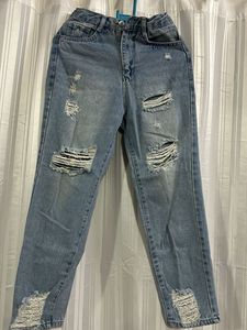 Ribbed Mom Jeans