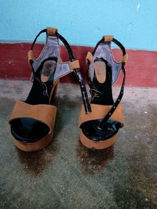 Stylish Tan Heels