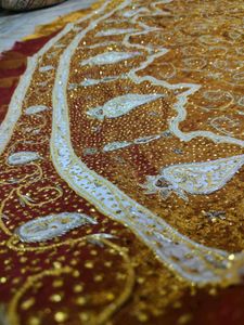 Full Zardozi Unstitched Lehanga Piece 🔥✨