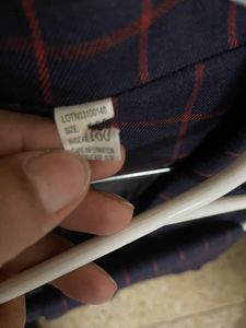 Navy &amp; Red Plaid Suit Set