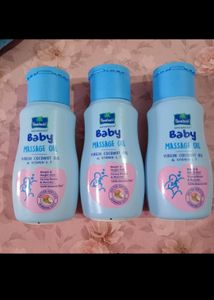 3 Baby Massage Oil Bottle Parachute Advanced
