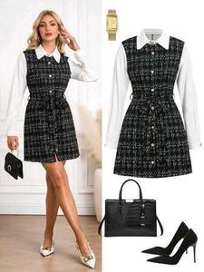 Chic Tweed Mini Dress