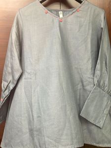 Grey Elegant Top