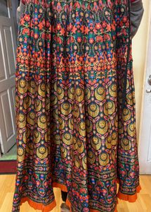 One Time Used Silk Ethnic Skirt
