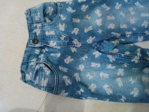 chalk brand Cute Printed Jeans