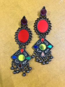 Colorful Ethnic Earrings