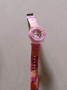 Barbie Pink Kids Watch with light