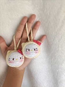 Crochet Hello Kitty Charms