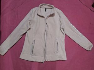 baby pink Fleece sports Zip-Up Jacket hoddie