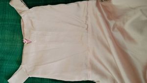 Satin Off Shoulder New One Piece Dress