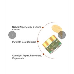 Vanuara Organics Rejuvineta Gold Night Cream
