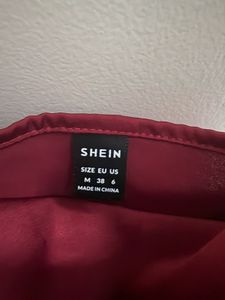 Burgundy Cowl Neck Slip Dress