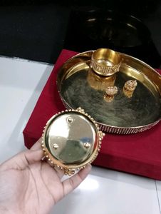 Brass Thali Set