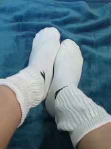 Reebok White Used Women Ankle Socks