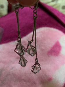 Dangling Gemstone Earrings