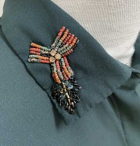 Zara emerald green embellished shirt large size