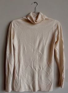 Cream Knitted Turtleneck