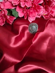 Oxidised Ear Tops and Ring