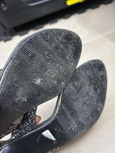 Sparkly Mochi Thong Sandals