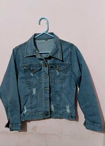 Distressed Denim Jacket